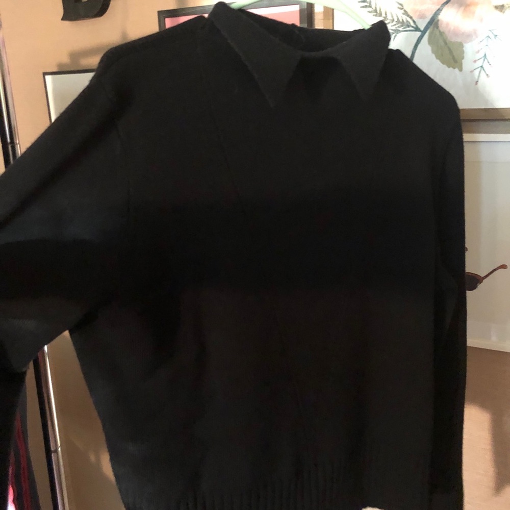 Pink tartan sweater black size XL